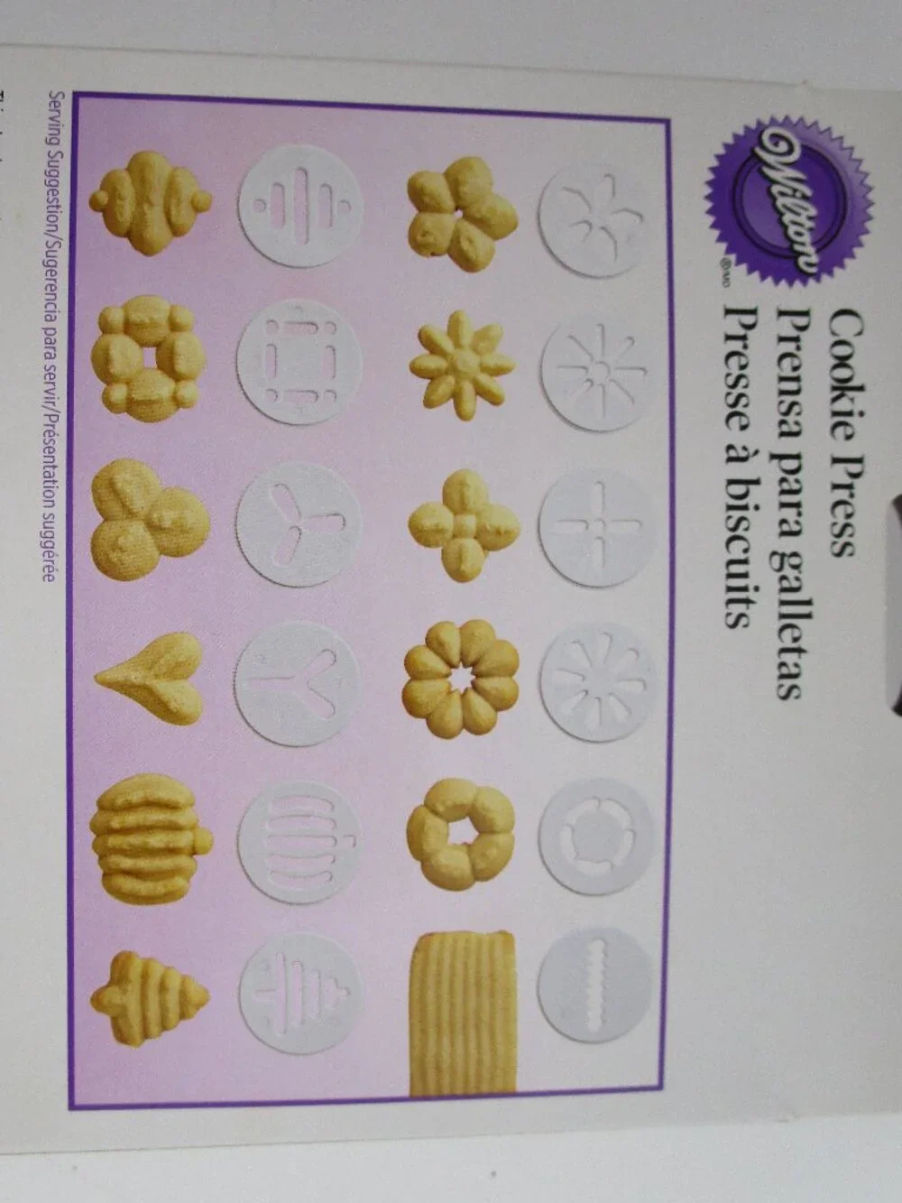 Wilton cookie press